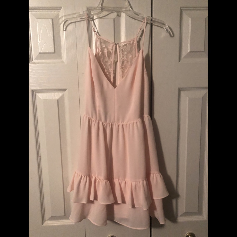 Bebe Mini Ruffle Dress
